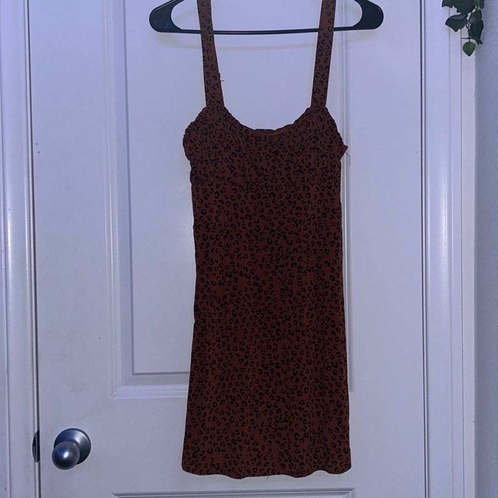 cute cheetah print dress
